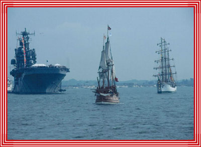 SUSAN CONSTANT ,GLORIA and USS NASSAU