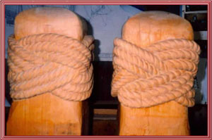 Bitts from the Kalmar nyckel