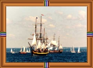HMS ROSE AND HMS BOUNTY